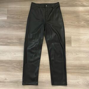 Size 8, high waisted Dynamite leather pants